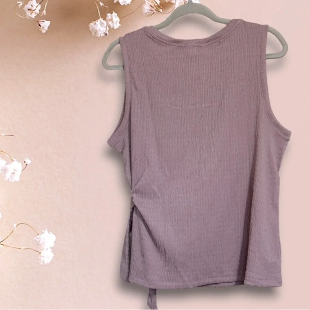 *NWT* Women's Nine‎ West Side Knot Knit Tank Size L